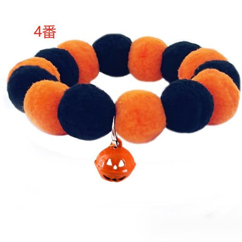 ペット ペット用品 ハロウィンチャーム付き首輪 犬 猫 ペットグッズ