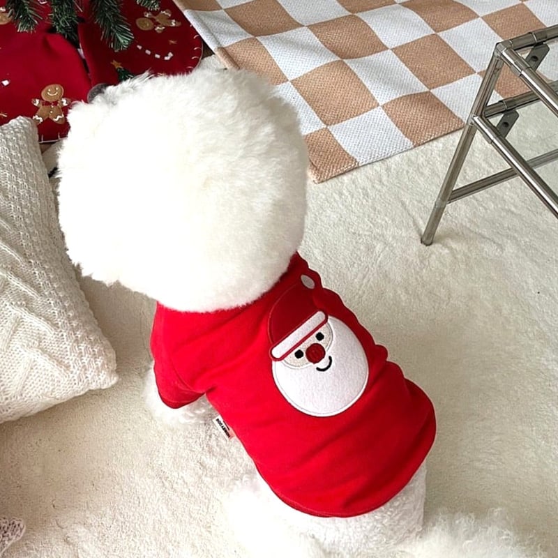 ペット服 クリスマスパーカー 秋冬 Xmas クリスマス ドッグ