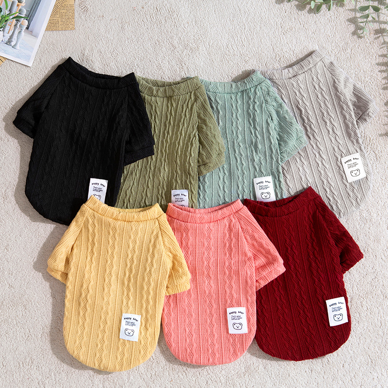 ペット服 アランセーター アイリッシュセーター トップス カジュアル