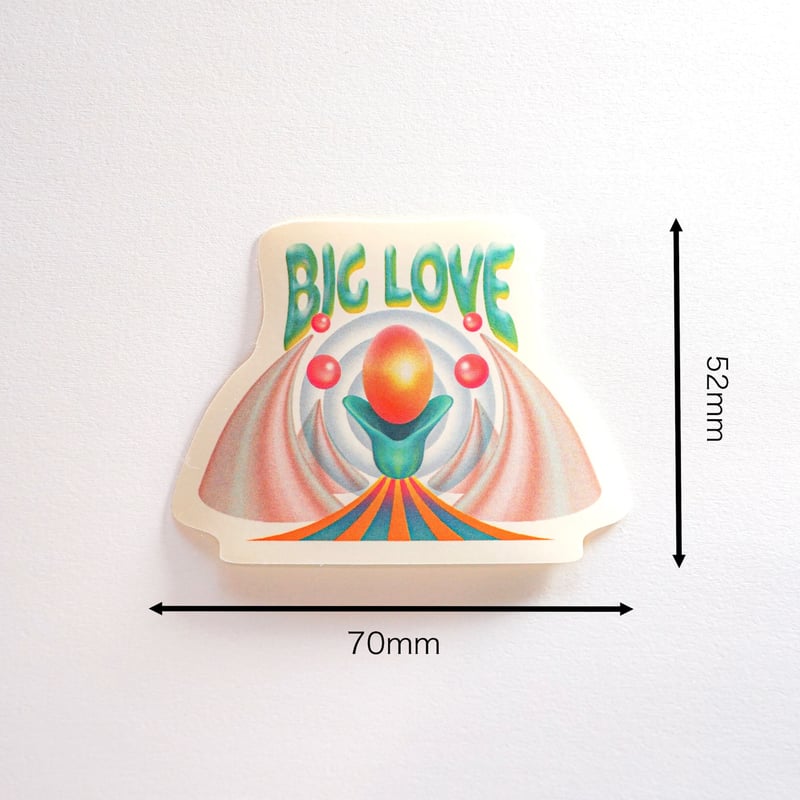 BIG LOVE・ロゴステッカーセット（送料込み） | フリースタイルな僧侶たち