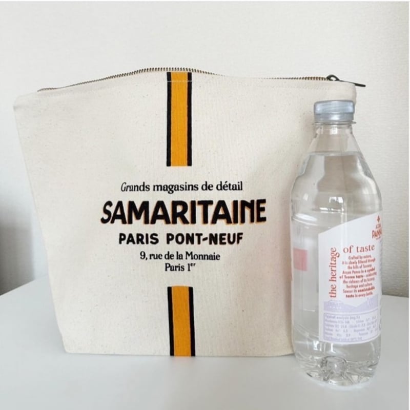 サマリテーヌ百貨店】オリジナルキャンバスポーチ/Samaritaine サマリテーヌ百貨店】オリジナルキャンバスポーチ/Samaritaine