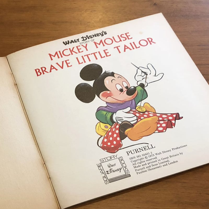 Mickey Mouse, BRAVE LITTLE TAILOR | 古本選堂 online