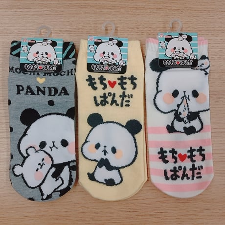 もちもちぱんだ ソックス3足セット 23～25cm
