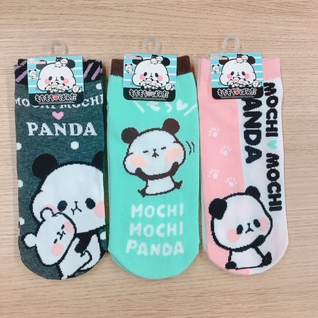 もちもちぱんだ ソックス3足セット 23～25cm