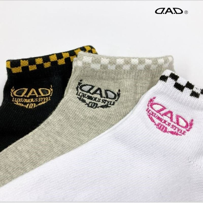 D.A.D メンズスニーカーソックス 3足セット | サンズ