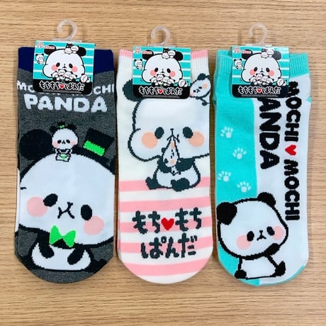 もちもちぱんだ ソックス3足セット 23～25cm