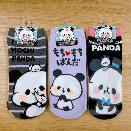 もちもちぱんだ ソックス3足セット 23～25cm