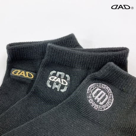 D.A.D　メンズスニーカーソックス　3足セット 25～27㎝