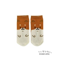 ★KIDS★　いーすとけん。 フロント柄スニーカーソックス 19～24cm