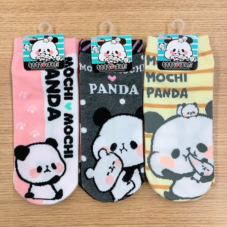 もちもちぱんだ ソックス3足セット 23～25cm