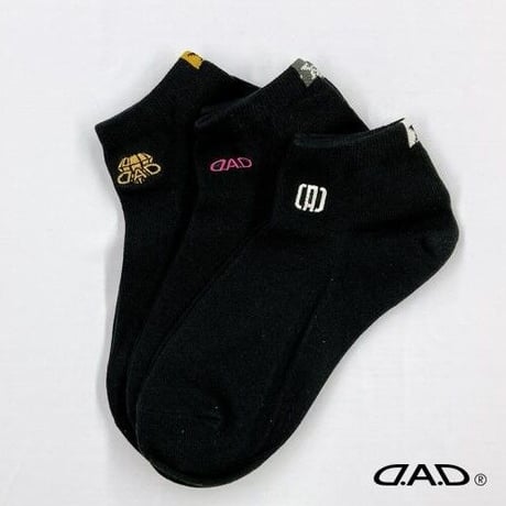 D.A.D　メンズスニーカーソックス　3足セット 25～27㎝