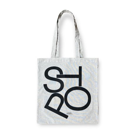 [POST/SPOT/STOP] Tote Bag designed by Experimental Jetset Reprint Edition / Black (Cotton)