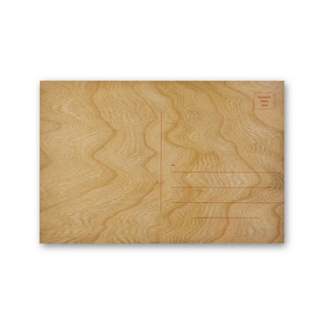 Jenny Holzer / The Beginning of the War Will Be Secret Wooden Postcard
