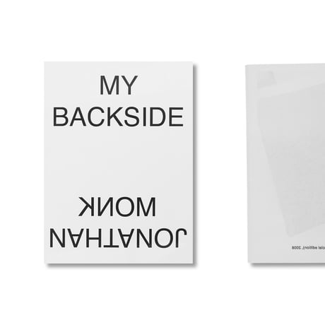 Jonathan Monk / My Backside