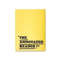 Ryan Gander / THE ANNOTATED READER