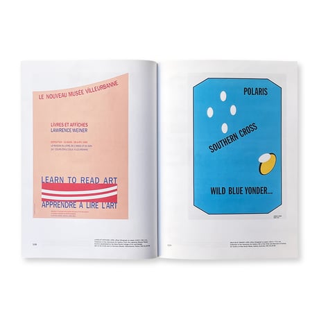 Lawrence Weiner / Of and About Posters: The Lawrence Weiner Poster Archive (1965-2021)
