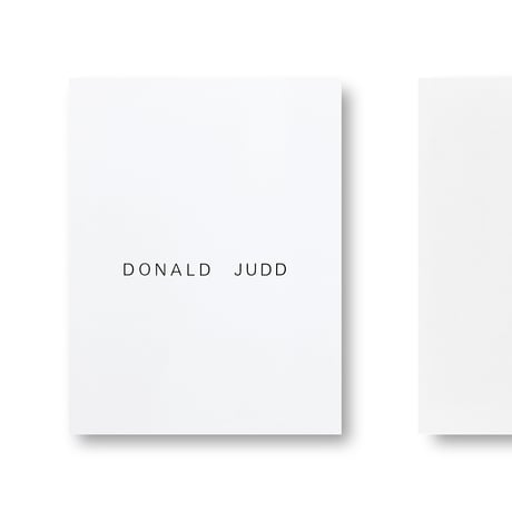Donald Judd / Fifteen Works