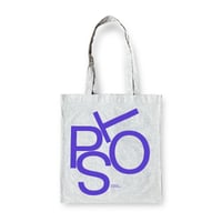 [POST/SPOT/STOP] Tote Bag designed by Experimental Jetset Reprint Edition / Violet (Cotton)