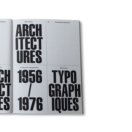 Wim Crouwel / Typographic Architectures