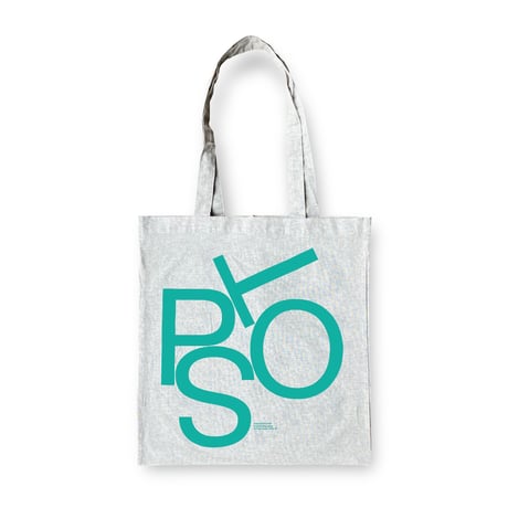 [POST/SPOT/STOP] Tote Bag designed by Experimental Jetset Reprint Edition / Green (Cotton)