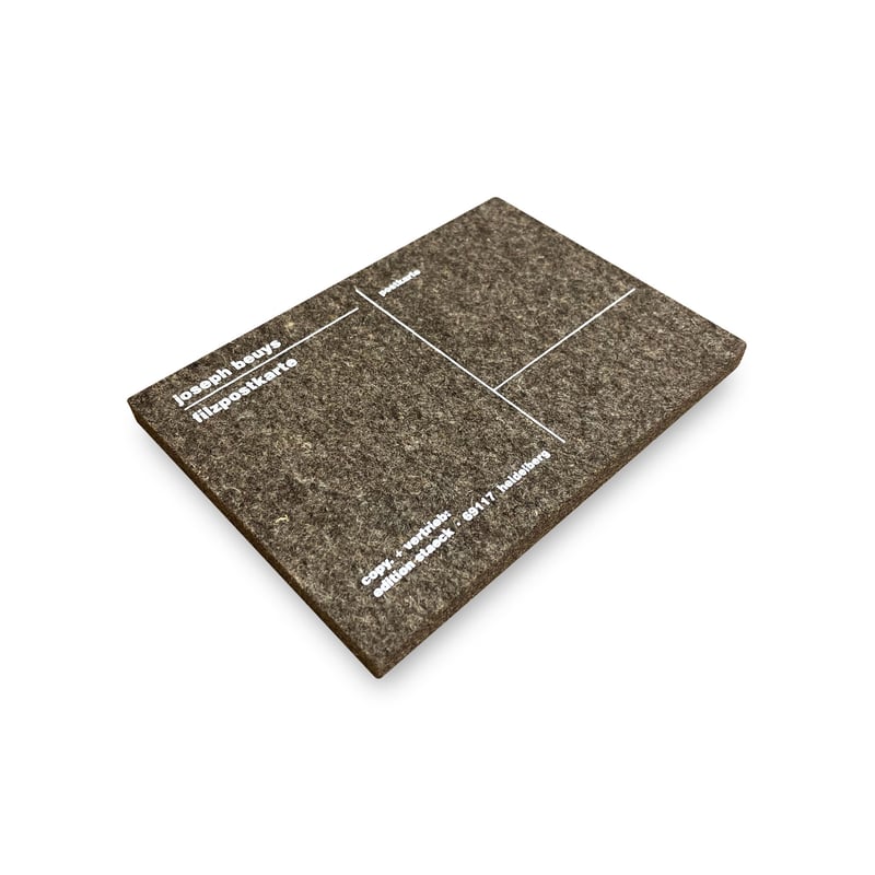 Joseph Beuys / filzpostkarte | Gallery 5