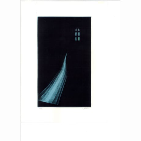 35.二見彰一 <(IN THE NIGHT)小さい教会にて>