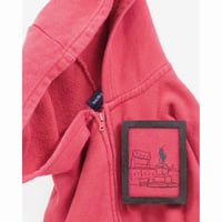 6.久村卓 <PLUS_RALPH LAUREN_dark red hoodie 110>