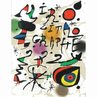 221.ジョアン・ミロ <リトグラフ Ⅲ 表紙>