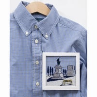 24.久村卓 <PLUS_Ralph Lauren_blue small checked shirt>