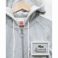 13.久村卓 <PLUS_LACOSTE L!VE_gray hoodie>