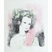 145.マリー・ローランサン <冠をかぶったミューズ>