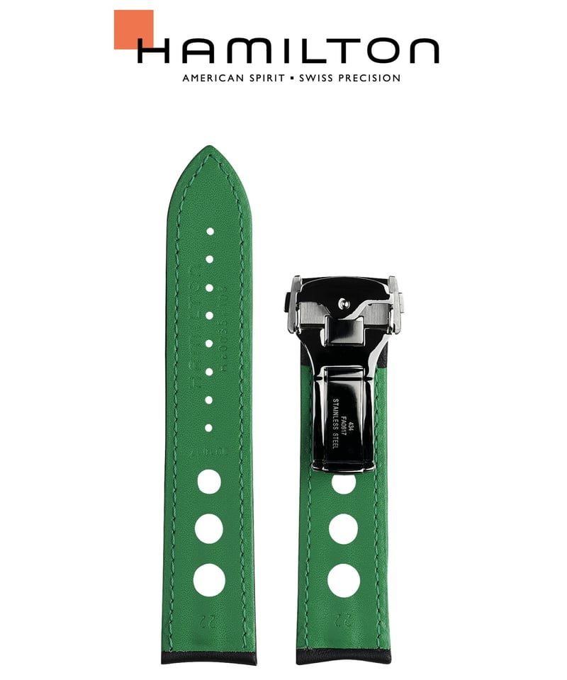 国内正規品ハミルトン パンユーロ オート グリーン文字盤 H35415761