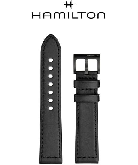 国内正規品ハミルトン　カーキキングオートDD BLACK PVD　H64465733　純正ベルト
