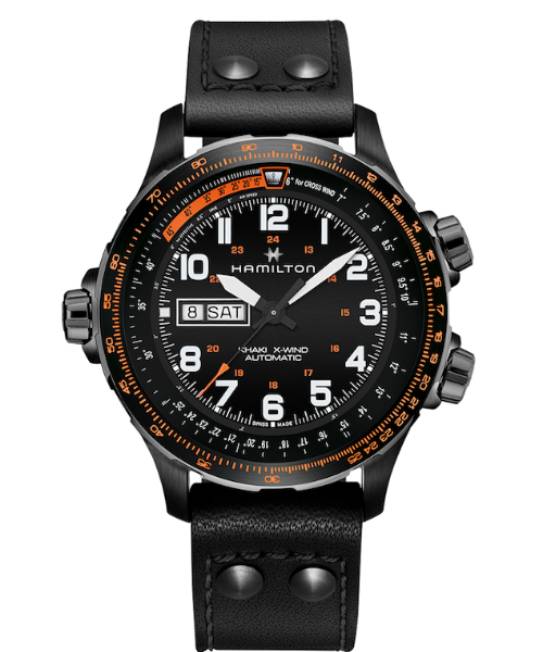 国内正規品ハミルトン カーキ・X-WINDデイデイトオート BLACK PVD