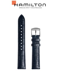 国内正規品ハミルトン　ボルトン　Lサイズ　ミッドナイトブルーストラップ　H13421611　純正ベルト