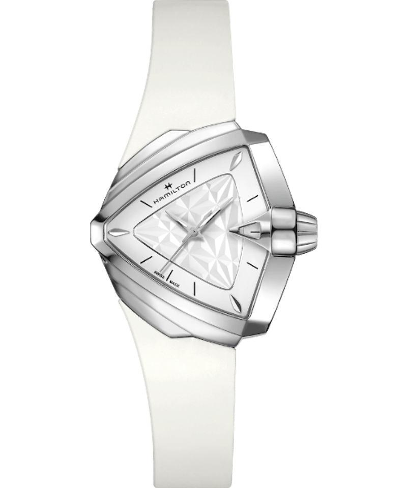 ハミルトン　ベンチュラ　ホワイト Hamilton VENTURA QUARTZ 〈ハミルトン ベンチュラ クォーツ