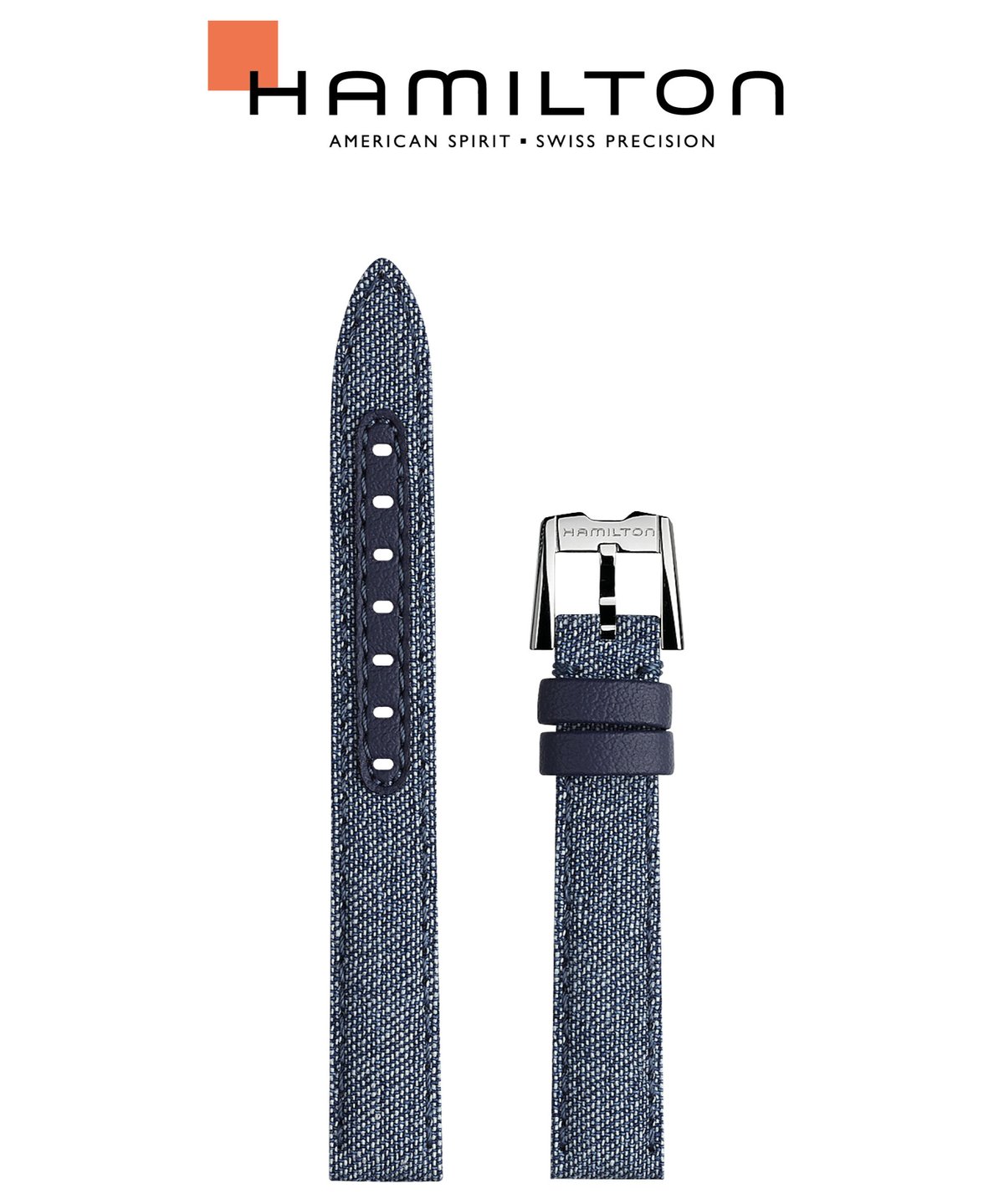 ハミルトン純正 型押し レザーベルトHAMILTON ベンチュラ用　17mm 純正ベルト】ハミルトン 腕時計ベルト HAMILTON 時計 メンズ