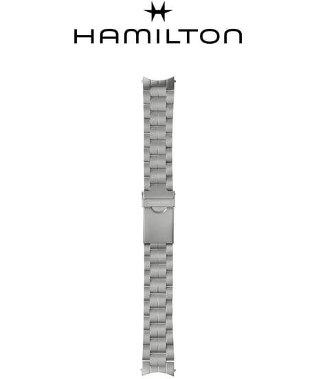 カーキフィールドオート38mm専用/ハミルトン純正ステンレスベルト カーキフィールドオート38mm専用/ハミルトン純正ステンレスベルト