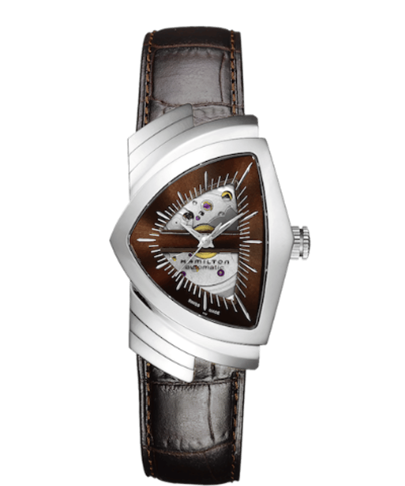 国内正規品ハミルトン ベンチュラオート ブラウン文字板 H24515591