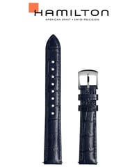 国内正規品ハミルトン　ボルトン　Mサイズ　ミッドナイトブルーストラップ　H13321611　純正ベルト