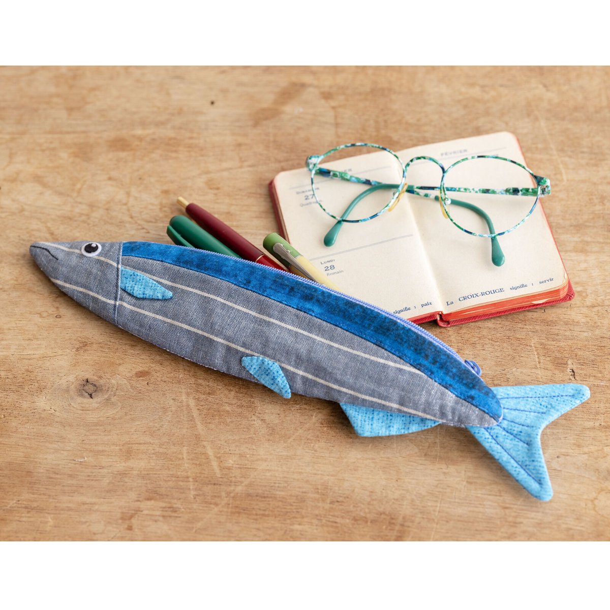 CF84（2022 秋号） No.53 秋刀魚ポーチ | COTTON FRIEND PATT