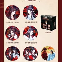 魔道祖師 アニメ 龍年限定 缶バッジ 75mm 全キャラボックス 魏無羨 藍忘機 公式