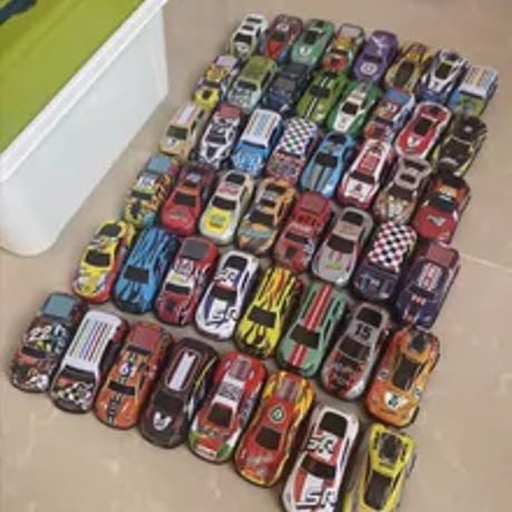 合金製回転車50台セット子供向けミニカーギフトボックス付き