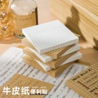 強粘着付箋牛皮紙大判オフィス学生用