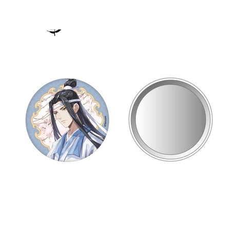 アニメ魏無羡藍忘機春花宴缶バッジミラー