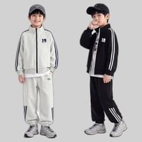 【キッズ服】子供スポーツセット男の子上下2点春秋新作2026