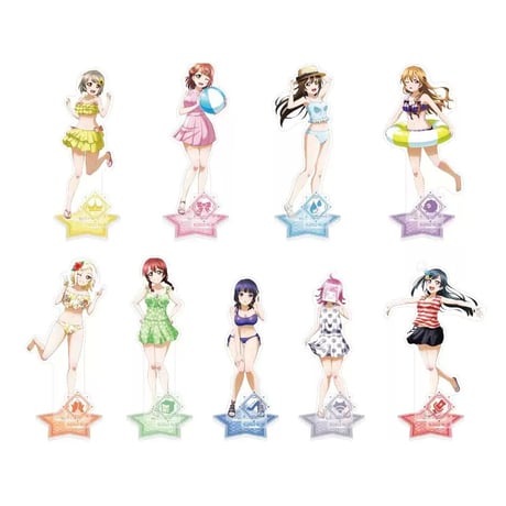 ラブライブ虹ヶ咲学園スクールアイドル同好会水着アクスタ