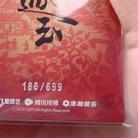逐玉公式コレクションカード 非遺カード 限定699枚