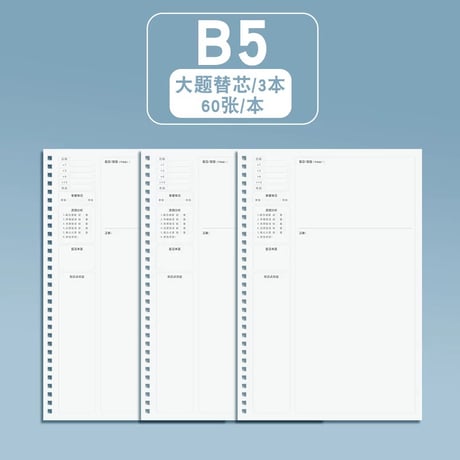 A4ルーズリーフノート学生用??本数学英語