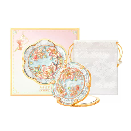 出水芙蓉ミラー折りたたみ携帯用ギフト